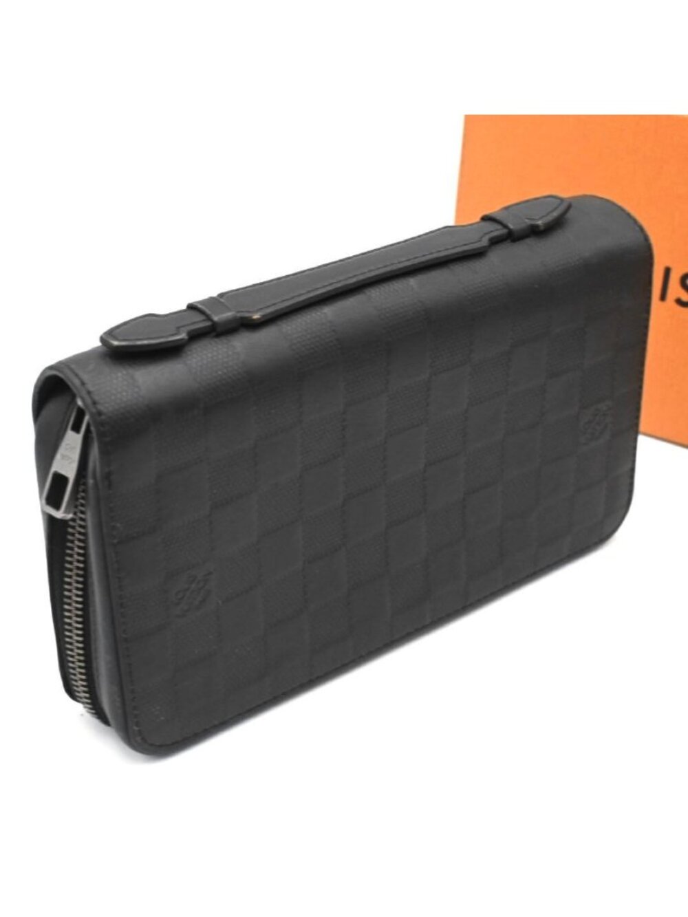 Louis Vuitton Damier Infini Zippy XL Onyx Wallet Black